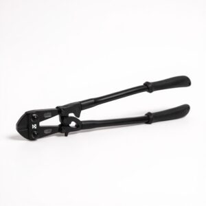 BC600 24-inch bolt cutters from Breach Pro shown with blades closed and handles in the compressed position for compact carry